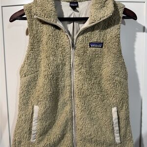 Patagonia Sage Green Sherpa Fleece Vest